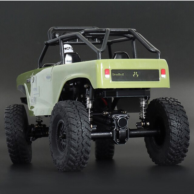 Zestaw przedniej obudowy zderzaka, amortyzatorów i układu kierowniczego do gąsienicowego modelu RC Axial SCX24 AXI90081 - Aluminiowa obudowa ze stopu Upgrade 1/24 - Wianko - 4