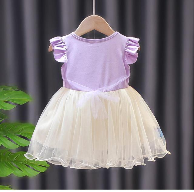 Bawełniana sukienka jednorożec dla dziewczynki na pierwsze urodziny - Wianko - 7