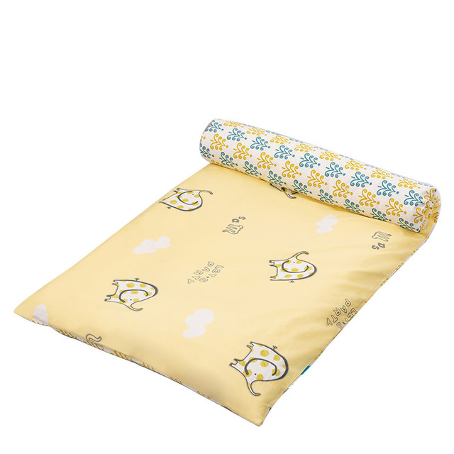 Łóżeczko dla dziecka z podkładem na materac z czystej bawełny - szopka, poszewka do kołdry i zestaw pościeli - Wianko - 5
