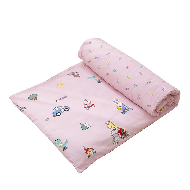 Łóżeczko dla dziecka z podkładem na materac z czystej bawełny - szopka, poszewka do kołdry i zestaw pościeli - Wianko - 12