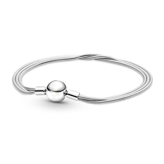 Nowoczesny wielopunktowy łańcuszek wężykowy z prostą kością - prezent na walentynki dla mężczyzny lub damy (520 Girlfriends) - Wianko - 4