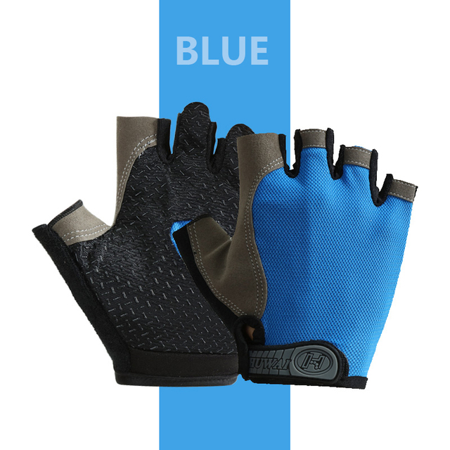 Rękawice rowerowe pół palca antypoślizgowe - oddychające, przeciwwstrząsowe - dla kobiet i mężczyzn w outdoorowych i motocyklowych sportach - Wianko - 11