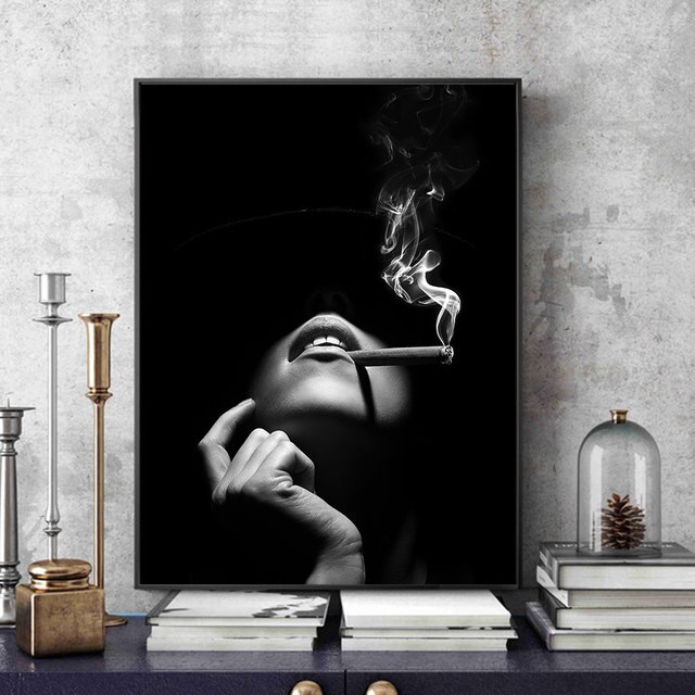 Obrazy plakaty na płótnie - abstrakcyjne portrety seksownych kobiet do dekoracji salonu - Wianko - 37