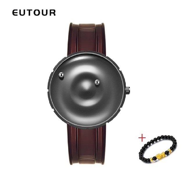 Męski zegarek kwarcowy EUTOUR Erkek Kol Saati - odporny na wodę, wykonany ze stali nierdzewnej, z magnetyczną kulka - Wianko - 16