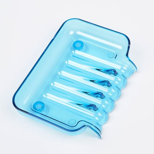 Kolorowa elastyczna mydelniczka z wodospadem do przechowywania mydła w łazience - 4 kolory do wyboru - Wianko - 10