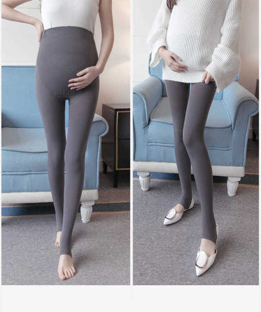 Legginsy ciążowe damskie w jednolitym kolorze M-6XL, regulowane, luźne, długie spodnie, noszone przez 40-125KG kobiet w ciąży - Wianko - 18