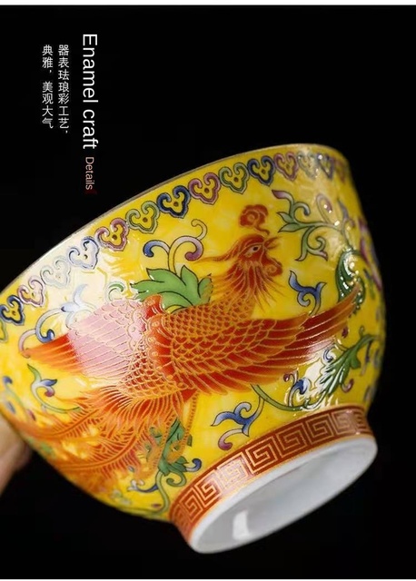 Srebrny kubek z pojedynczą filiżanką do herbaty 999 Kung Fu - prezent biznesowy, ceramiczny, pozłacany - Wianko - 23