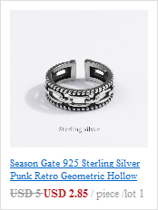Pierścień regulowany z litery srebrnej Retro w stylu sezonowym dla kobiet, dziewczyn SR070 - Wianko - 6