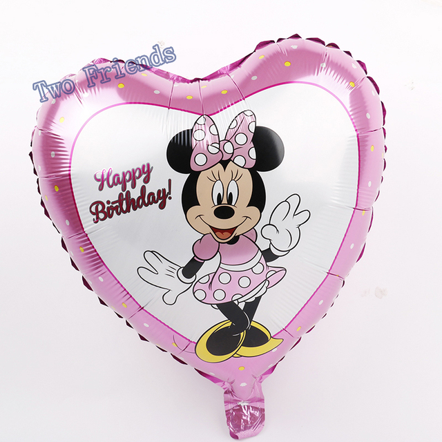 Zestaw balonów foliowych Disney Minnie i Mickey Mouse 32 cali – dekoracje na imprezę urodzinową, Baby Shower, zabawki dla dzieci - Wianko - 5