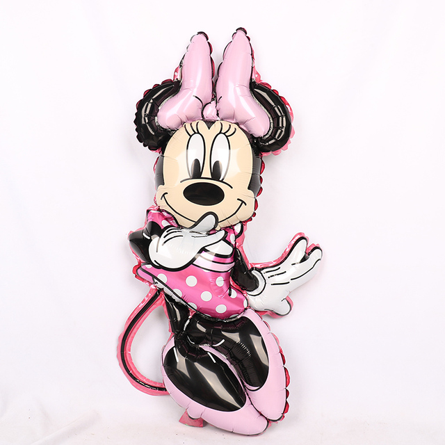Zestaw balonów foliowych Disney Minnie i Mickey Mouse 32 cali – dekoracje na imprezę urodzinową, Baby Shower, zabawki dla dzieci - Wianko - 7