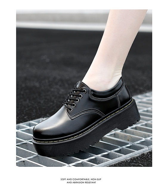 Kwadratowe skórzane buty damskie wodoodporne (rozmiar 35-41) - Wianko - 13
