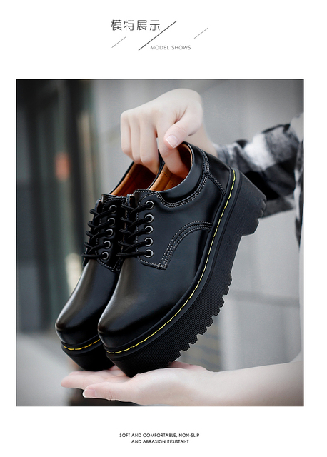 Kwadratowe skórzane buty damskie wodoodporne (rozmiar 35-41) - Wianko - 11