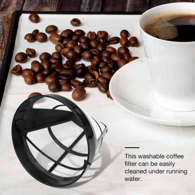 Sitko do kawy wielokrotnego użytku w stylu ekspresu z wymiennym filtrem - kubek Brewer - Wianko - 4