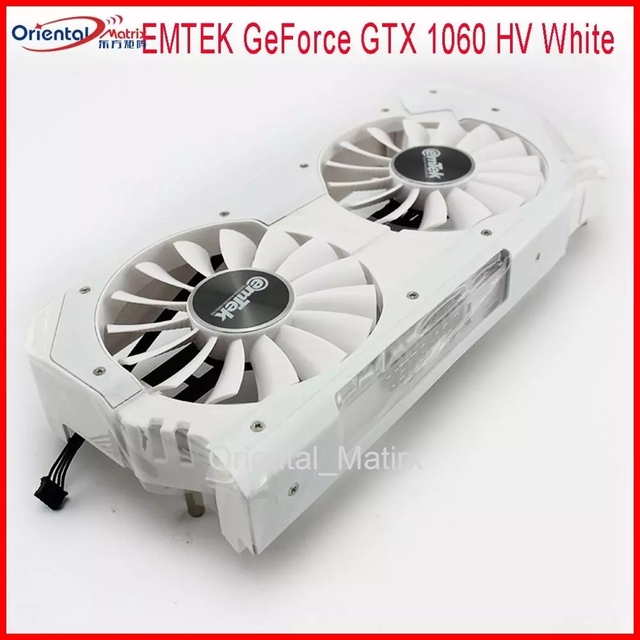 Oryginalny Wentylator FD9015U12S DC12V 0.55A 88mm do EMTEK GeForce GTX 1060 HV - karta graficzna, biały potwór OC - Wianko - 1