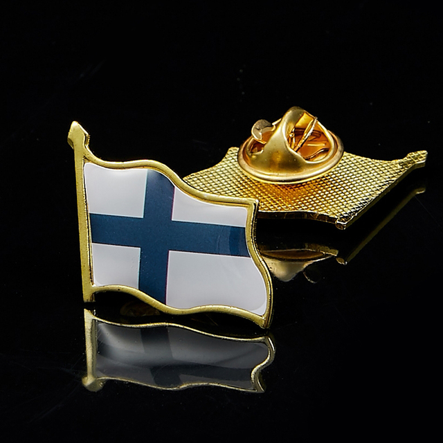 Przypinka Finlandia macha na klapę patriotyczny znaczek metalowy - Wianko - 18