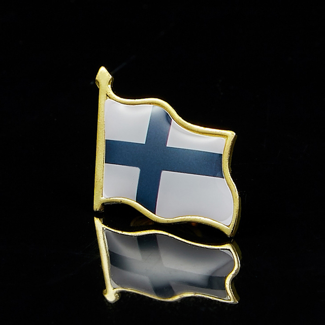 Przypinka Finlandia macha na klapę patriotyczny znaczek metalowy - Wianko - 20