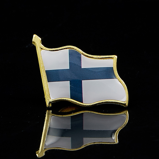 Przypinka Finlandia macha na klapę patriotyczny znaczek metalowy - Wianko - 19