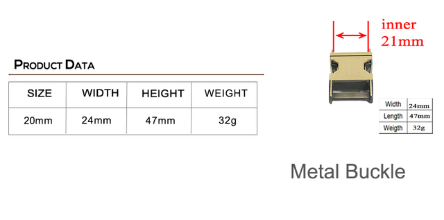 20mm miedź - metalowa klamra, dopasowywalna klamra, D pierścień, metalowe zapięcie psa/zestaw - DIY plecak, smycz dla psa, uprząż - części ze stopu - Wianko - 4