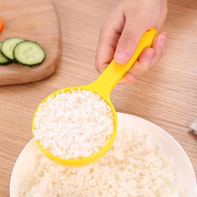 Narzędzie kuchenne do sushi - Ryżowa miarka nieprzywierająca w kreatywnej formie kulki ryżu łyżki i łopaty do ryżu - Wianko - 4