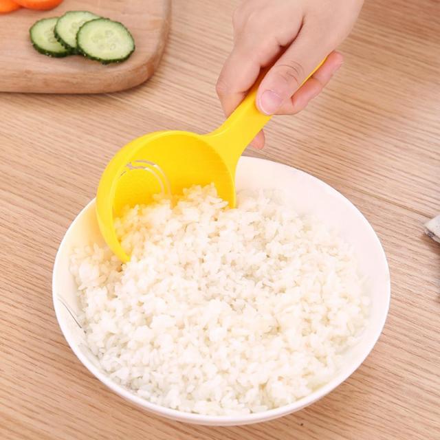Narzędzie kuchenne do sushi - Ryżowa miarka nieprzywierająca w kreatywnej formie kulki ryżu łyżki i łopaty do ryżu - Wianko - 6