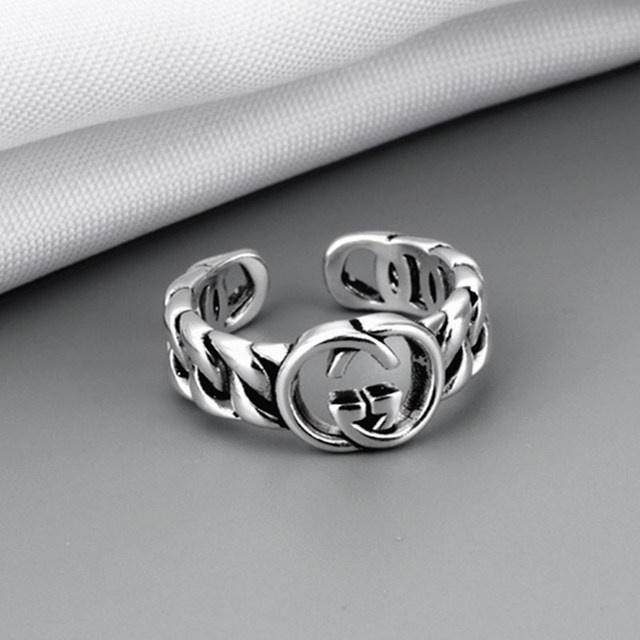Nowy pierścień ręcznie wykonany z metalu - biżuteria z Japonii i Korei Południowej 2021 - Wianko - 9