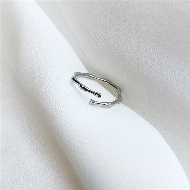 Nowy pierścień ręcznie wykonany z metalu - biżuteria z Japonii i Korei Południowej 2021 - Wianko - 3