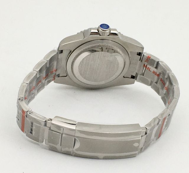 Męski automatyczny zegarek mechaniczny GMT 40MM ze stalową obudową, świecącymi oznaczeniami i obrotowym stalowym pasem 2 - Wianko - 6