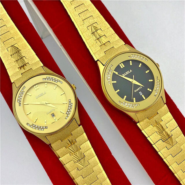 Męski zegarek kwarcowy z 2021 roku, ultra cienki, retro, rzeźbiony, ze złoconym ruchem, z diamentem i kalendarzem - Wianko - 6