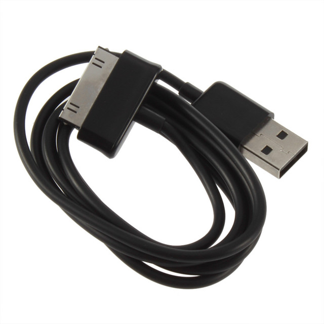 Kabel USB do ładowania danych do Samsung Galaxy Tab 10.1 i 8.9 (P1000, P3100, P1010, N8000, P5100, P5110, P7510, P7500, P6200) - czarny - Wianko - 4