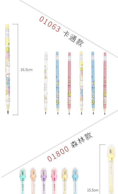 Partia 90 ołówków mechanicznych 2.0mm dla uczniów szkół podstawowych i gimnazjalnych, 2B, bez konieczności ostrzenia rdzenia - Wianko - 8