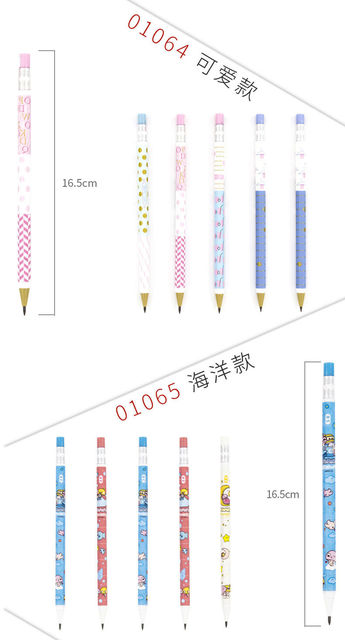 Partia 90 ołówków mechanicznych 2.0mm dla uczniów szkół podstawowych i gimnazjalnych, 2B, bez konieczności ostrzenia rdzenia - Wianko - 7