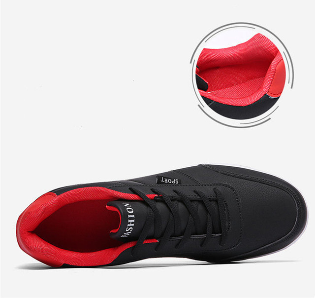 Męskie buty sportowe wysokiej jakości z gumową podeszwą i oddychającym materiałem antypoślizgowe, do biegania oraz na outdoor - Wianko - 4