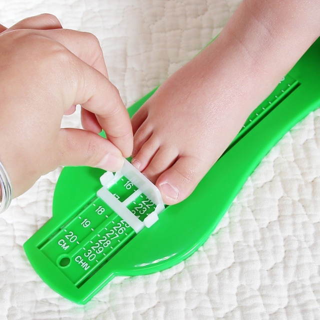 Urządzenie pomiarowe dla dzieci - linijka do pomiaru długości stopy, 4 kolory - Wianko - 4