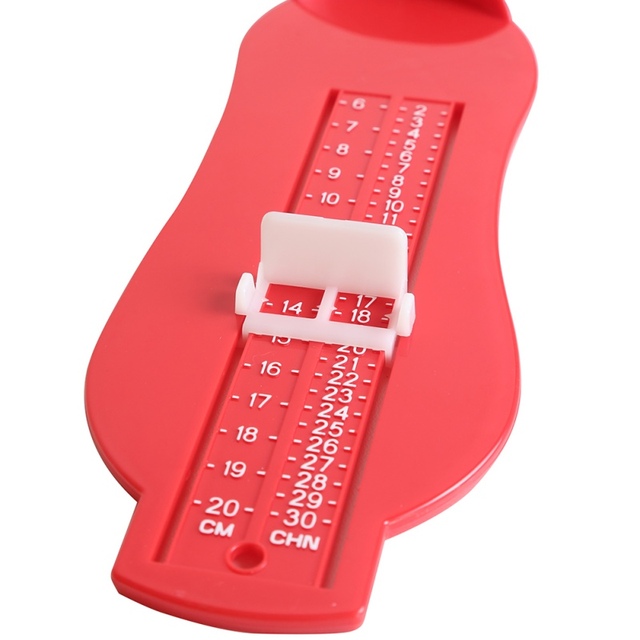 Urządzenie pomiarowe dla dzieci - linijka do pomiaru długości stopy, 4 kolory - Wianko - 8