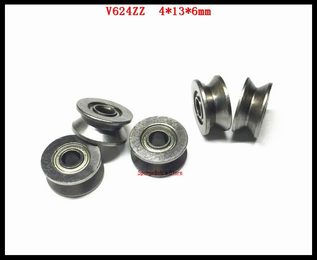 20 sztuk/partia V624ZZ 624VV V624 - łożysko kulkowe V rowek 4x13x6mm ze stali węglowej - Wianko - 3