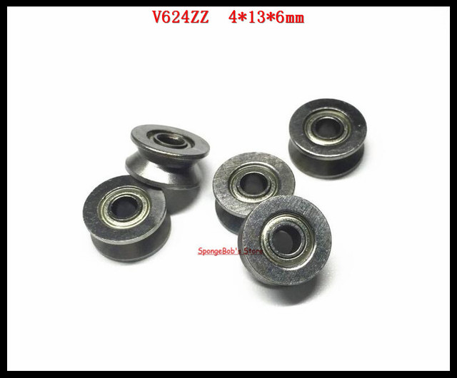 20 sztuk/partia V624ZZ 624VV V624 - łożysko kulkowe V rowek 4x13x6mm ze stali węglowej - Wianko - 2