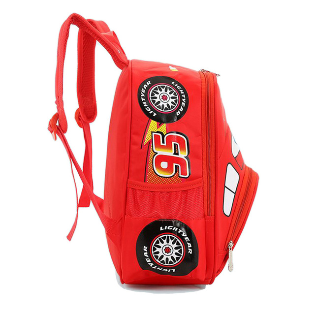 Zygzak McQueen - oryginalny tornister plecak dla dzieci 3-5 lat, z modelowaniem 3D i wodoodpornością, prezent urodzinowy Disney - Wianko - 19