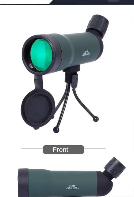 Mini kieszeń teleskop monokularowy 20x50 z HD okularem, słabe oświetlenie, wodoodporny - Wianko - 15