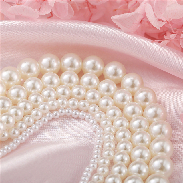 Naszyjnik Choker Vintage Pearl 17KM - Imitacja białej perły, modny, elegancki, biżuteria ślubna, lato 2021 - Wianko - 11