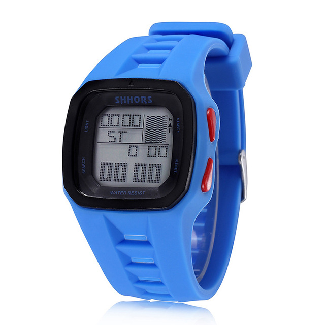 Luksusowe zegarki męskie marki Shhors - zegarki sportowe LED cyfrowe, wodoodporne, silikonowe - Wianko - 9