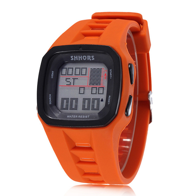 Luksusowe zegarki męskie marki Shhors - zegarki sportowe LED cyfrowe, wodoodporne, silikonowe - Wianko - 11