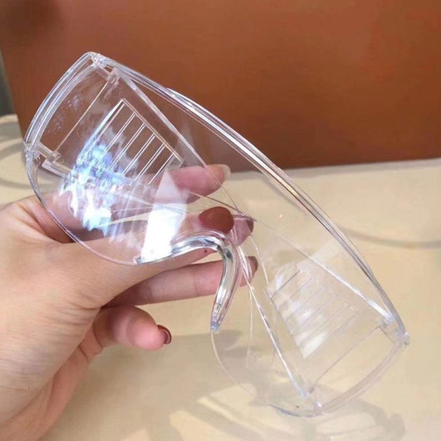 Okulary ochronne Lab - przezroczyste soczewki, materiały przeciwpyłowe - Wianko - 8