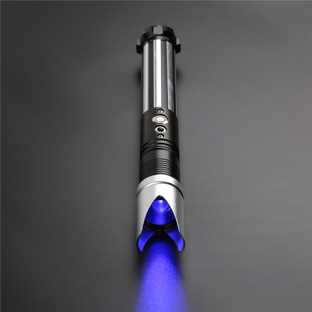 CIELTAN Świecący miecz świetlny metalowa rękojeść ciężki Dueling RGB szabla FOC Blaster z blokadą zmieniającą kolor siły FX 6 zestaw Soundfonts FOC-TS003 - Wianko - 5