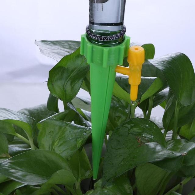 Zestaw automatycznego nawadniania kroplowego - 12 sztuk, system nawadniania spike dla roślin, kwiatów, domowy gospodarstwa, woda z butelki - Wianko - 4