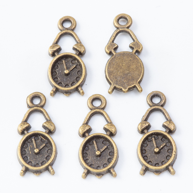 Wisiorek stopu cynku w stylu europejskim - 200 sztuk - zegar retro DIY - biżuteria 7681 - Wianko - 5