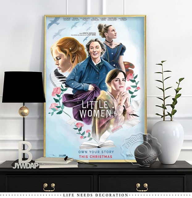 Plakat i druk na płótnie Małe kobietki z filmu Reying 2019 - dekoracja sypialni i wystrój wnętrza - Wianko - 8