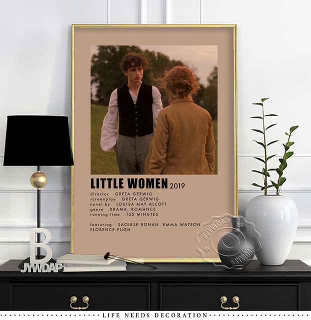 Plakat i druk na płótnie Małe kobietki z filmu Reying 2019 - dekoracja sypialni i wystrój wnętrza - Wianko - 6