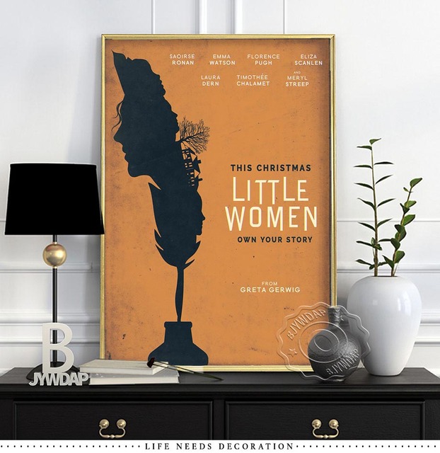 Plakat i druk na płótnie Małe kobietki z filmu Reying 2019 - dekoracja sypialni i wystrój wnętrza - Wianko - 11