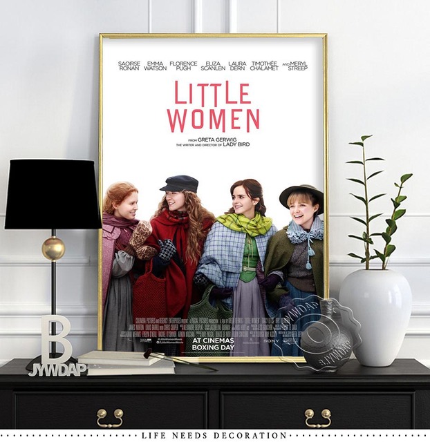 Plakat i druk na płótnie Małe kobietki z filmu Reying 2019 - dekoracja sypialni i wystrój wnętrza - Wianko - 13