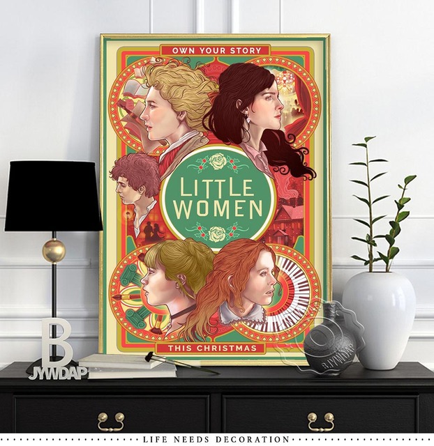 Plakat i druk na płótnie Małe kobietki z filmu Reying 2019 - dekoracja sypialni i wystrój wnętrza - Wianko - 12